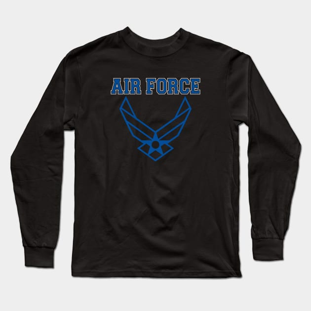 Mod.5 US Air Force USAF Air Corps Long Sleeve T-Shirt by parashop